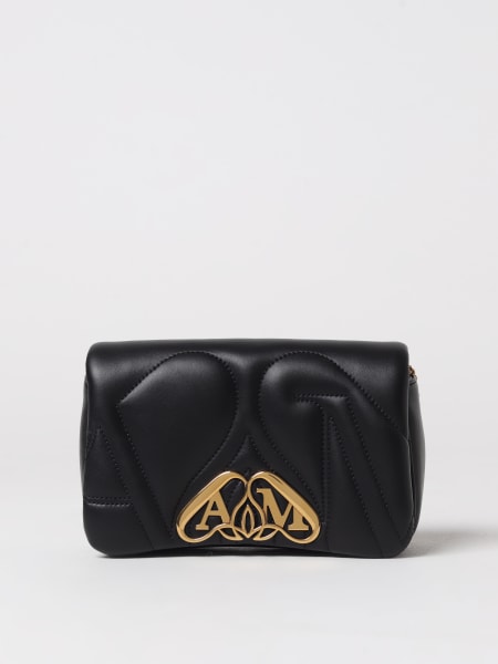 Alexander McQueen Seal clutch in quilted leather