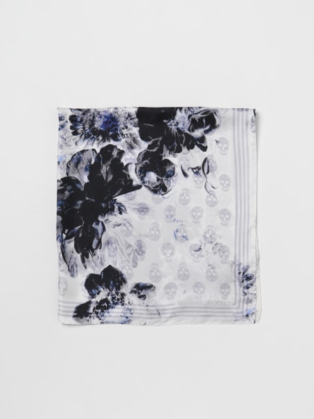 Alexander McQueen Biker printed silk scarf