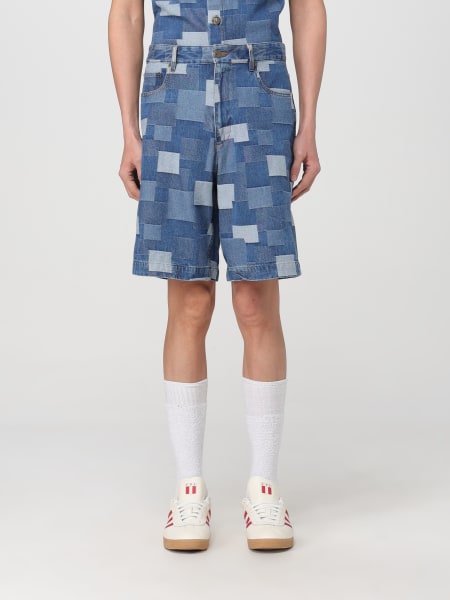 Bermuda A.P.C. in denim patchwork