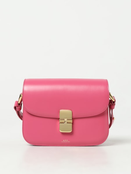 A.P.C.: Borsa Grace A.P.C. in pelle con tracolla
