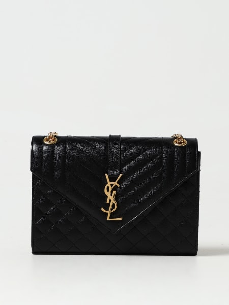 Borsa Envelope Saint Laurent in pelle grain de poudre