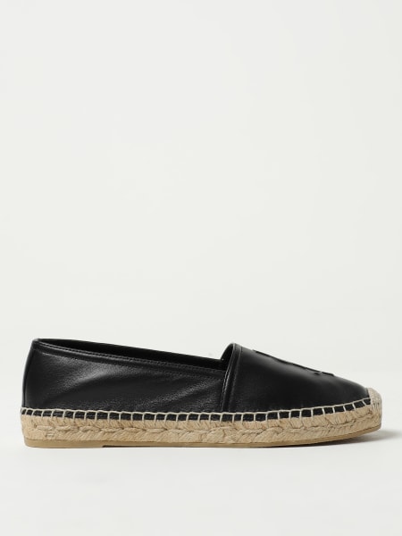 Saint Laurent leather espadrilles