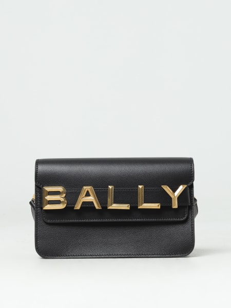 Leather tote bags: Shoulder bag woman Bally