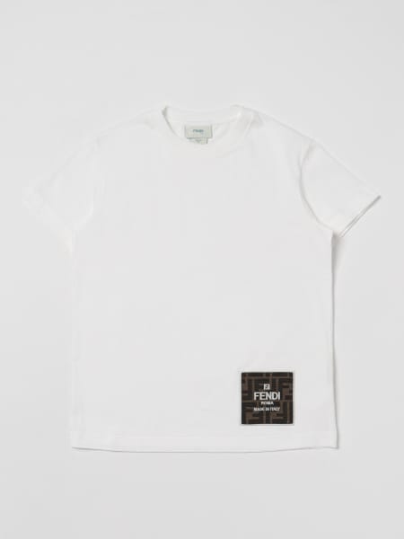 Fendi: T-shirt boy Fendi Kids