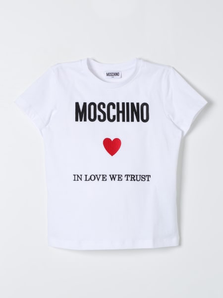 Moschino: Футболка девочка Moschino Kid