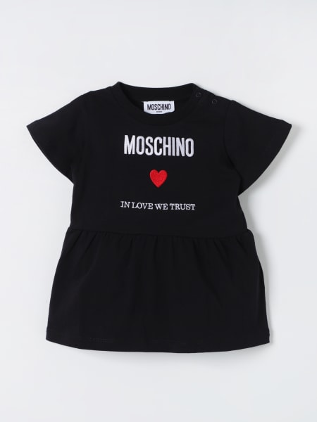 Moschino: Abito Moschino Baby in cotone