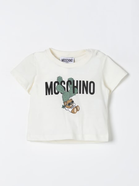 Moschino: Футболка малыш Moschino Baby