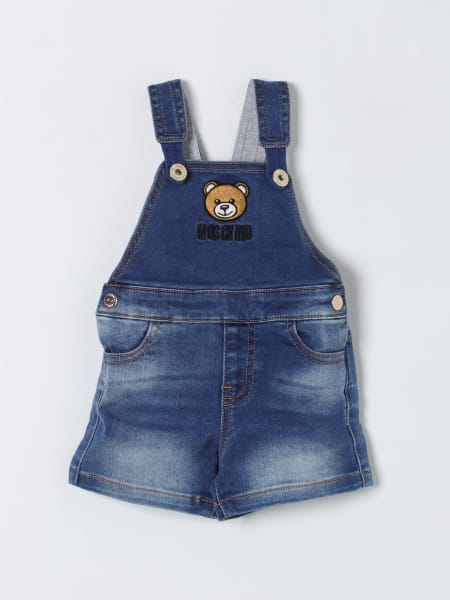 Moschino Baby denim overalls