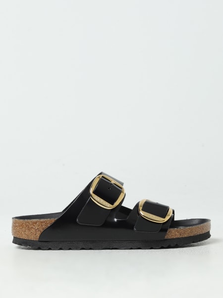 Birkenstock: Sandalo Arizona Big Buckle Birkesntock in pelle spazzolata