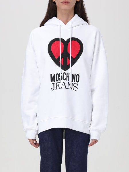 Felpa Moschino: Felpa Moschino Jeans in cotone