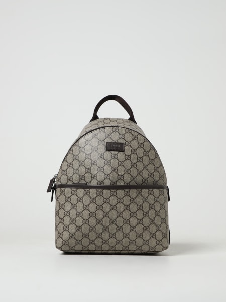 Zaino Gucci in cotone spalmato con monogram GG all over