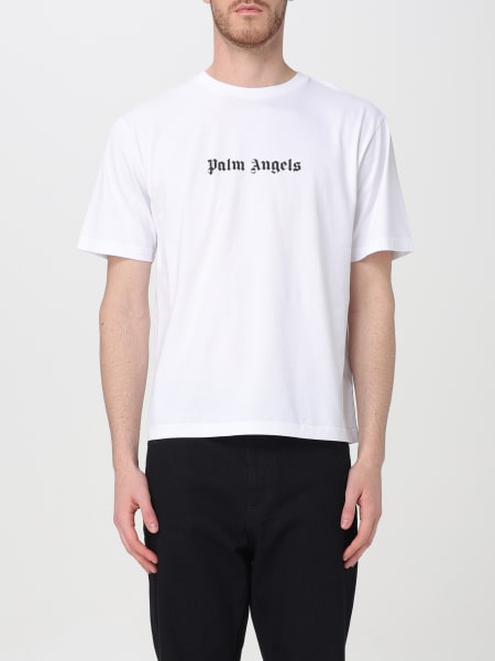 Palm Angels: T-shirt Palm Angels in cotone con logo