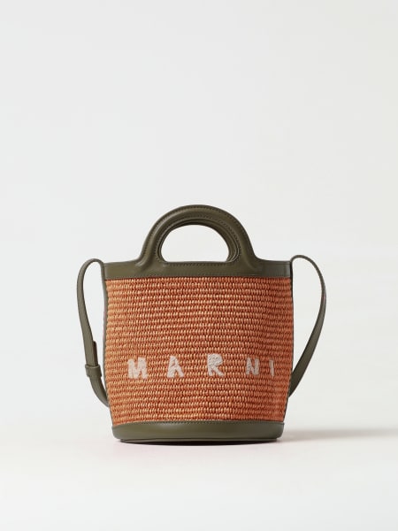 Marni donna: Borsa Tropicalia Marni in pelle e rafia