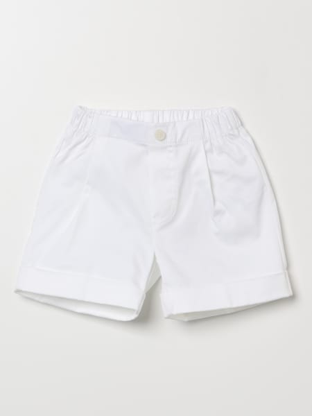 Il Gufo striped cotton short shorts - Neutrals