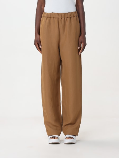 Pantalone jogging Fabiana Filippi in misto lino