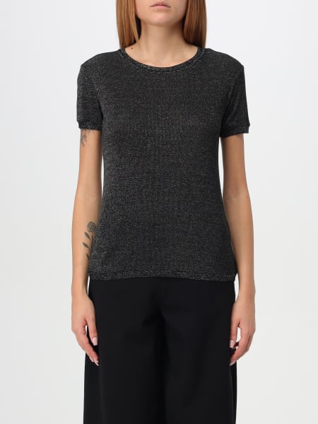 Patrizia Pepe lurex viscose t-shirt