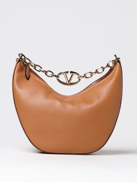 Borsa Hobo Moon Bag Valentino Garavani in pelle a grana