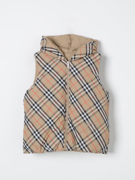 Burberry boys down vest with hood