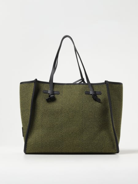 Borsa Gianni Chiarini Club Marcella spigata in canvas jacquard