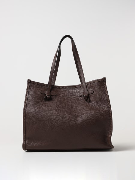 Leather tote bags: Shoulder bag woman Gianni Chiarini Club Marcella