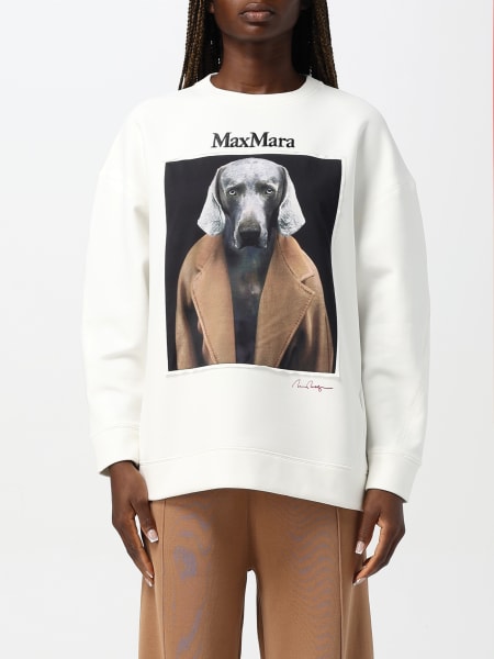 Felpa Bacco x William Wegman Max Mara in cotone