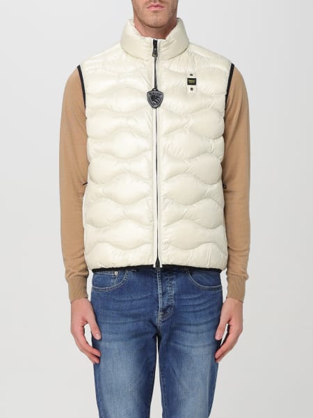 Blauer down vest with logo