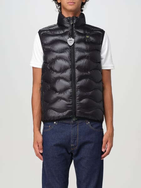 Blauer down vest with logo