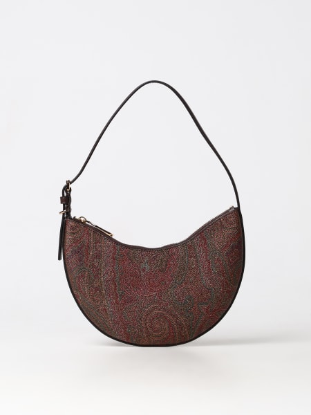 Borsa Paisley Etro in cotone spalmato a grana opaca