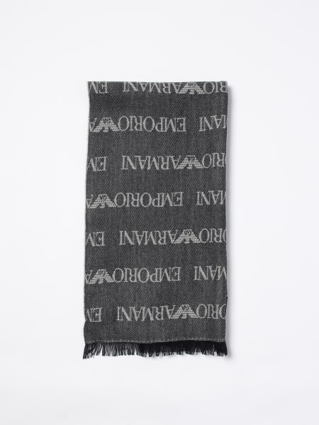 Sciarpa Emporio Armani con logo all-over>