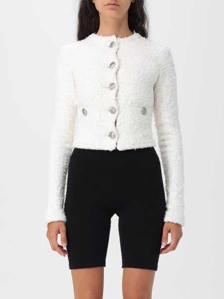 Balenciaga bouclé cropped cardigan