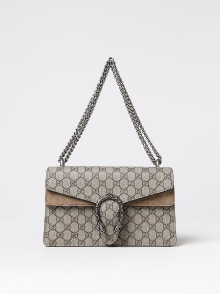 Borsa Dionysus Gucci in tessuto GG Supreme e camoscio