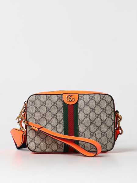 Borsa Ophidia Gucci in tessuto GG Supreme e pelle