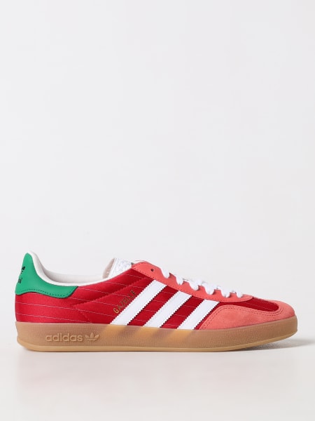 Sneakers Gazelle Adidas Originals in camoscio e mesh a righe