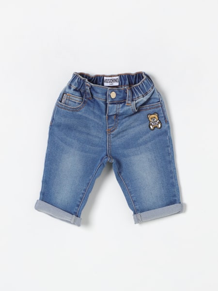 Jeans Moschino Baby in denim