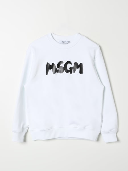 Felpa a girocollo MSGM Kids in cotone