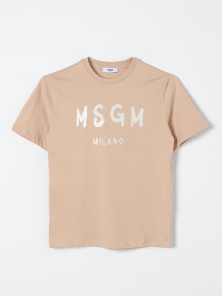 MSGM Kids bambino: T-shirt in cotone con logo MSGM Kids