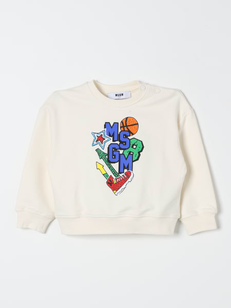 Felpa a girocollo stampata MSGM Kids