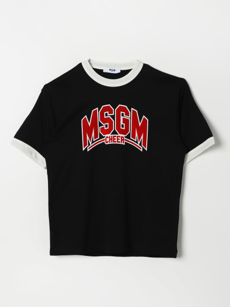 T-shirt con maxi logo MSGM Kids