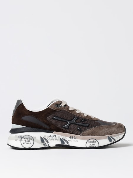 Premiata uomo: Sneakers Moe Run Premiata in camoscio e nylon