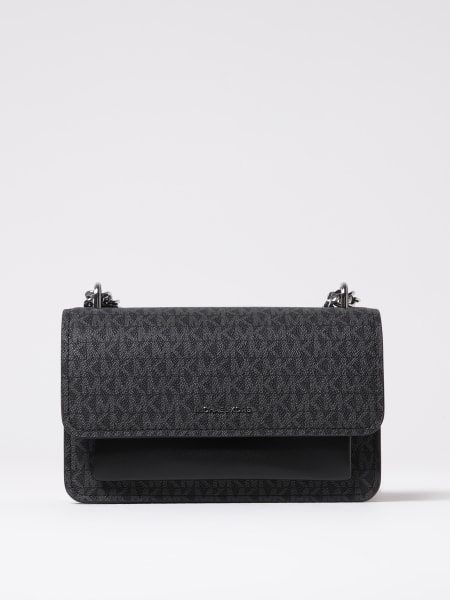 Michael Kors: Borsa Michael Kors in cotone spalmato a grana opaca con monogram MK