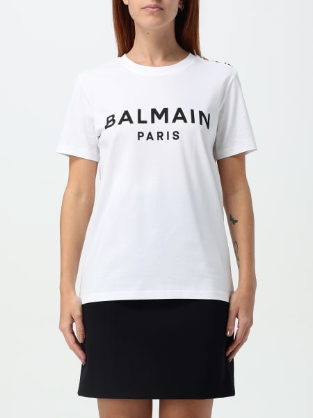 Balmain: T-shirt femme Balmain