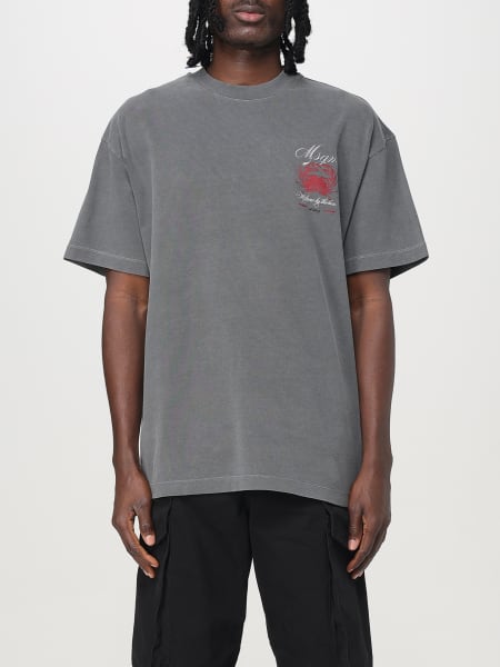 Tシャツ・カットソー MSGM Men T-shirt Charcoal 3840MM107257098 98 MSGM: T-shirt men - Charcoal | MSGM t-shirt 3840MM107257098