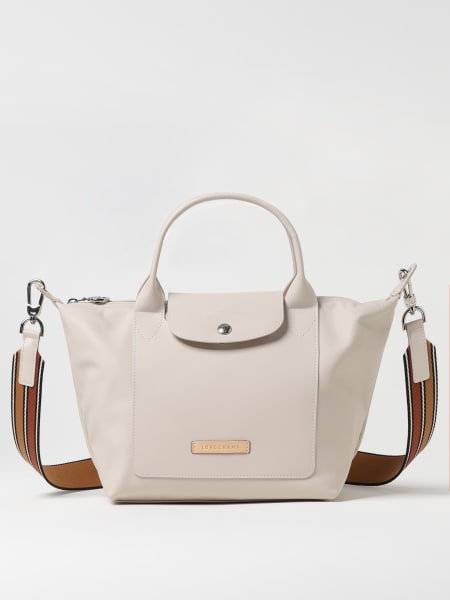 Borsa Le Pliage Du Jardinier Papier Longchamp in pelle e gomma