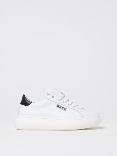 Sneakers MSGM Kids in pelle