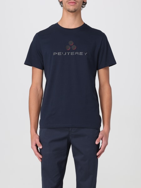 Tシャツ・カットソー PEUTEREY Men T-shirt Blue PEU547599011969 215 PEUTEREY: T-shirt men - Blue | Peuterey t-shirt