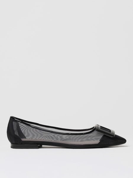 Roger Vivier: Ballerina Gommettine Roger Vivier in nylon a rete