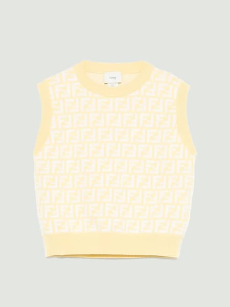 Top FF Fendi in maglia di viscosa