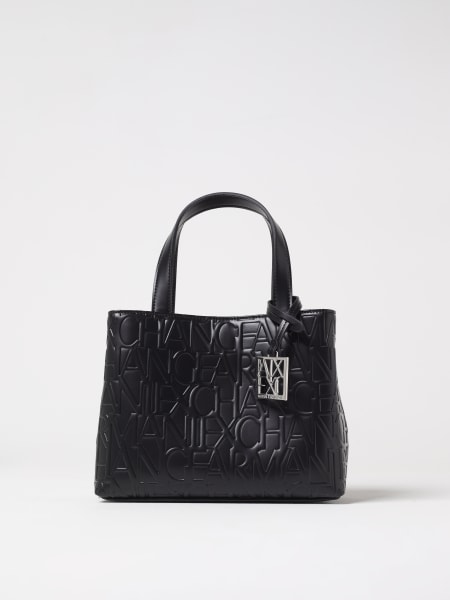 Borse Armani: Borsa Armani Exchange in pelle sintetica con logo goffrato