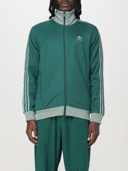 Felpa Adidas: Felpa con zip in misto cotone Adidas Originals