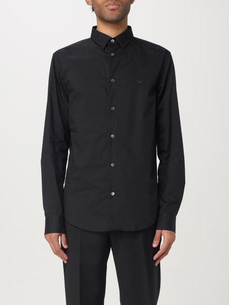 シャツ EMPORIO ARMANI Men Shirt Black 8N1C091NI9Z 0999 EMPORIO ARMANI: Shirt men - Black | Emporio Armani shirt